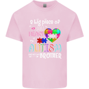 And He's My Brother Autistic Autism ASD Kids T-Shirt Childrens Light Pink