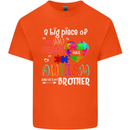 And He's My Brother Autistic Autism ASD Kids T-Shirt Childrens Orange