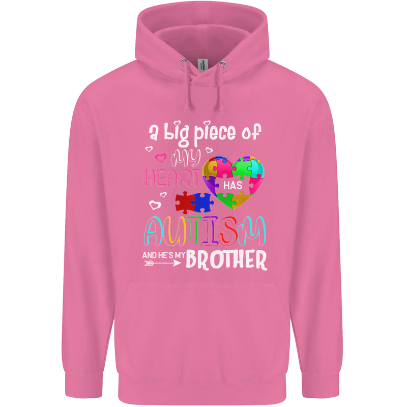 And He's My Brother Autistic Autism ASD Mens 80% Cotton Hoodie Azelea