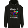 And He's My Brother Autistic Autism ASD Mens 80% Cotton Hoodie Black