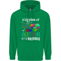 And He's My Brother Autistic Autism ASD Mens 80% Cotton Hoodie Irish Green