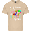 And He's My Brother Autistic Autism ASD Mens Cotton T-Shirt Tee Top Sand