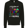 And He's My Brother Autistic Autism ASD Mens Sweatshirt Jumper Black