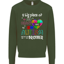And He's My Brother Autistic Autism ASD Mens Sweatshirt Jumper Forest Green