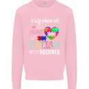 And He's My Brother Autistic Autism ASD Mens Sweatshirt Jumper Light Pink