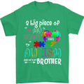 And He's My Brother Autistic Autism ASD Mens T-Shirt Cotton Gildan Irish Green