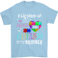 And He's My Brother Autistic Autism ASD Mens T-Shirt Cotton Gildan Light Blue