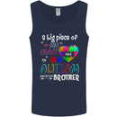 And He's My Brother Autistic Autism ASD Mens Vest Tank Top Navy Blue
