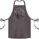 Angel Skull of Death Biker Motorbike Gothic Cotton Apron 100% Organic Dark Grey