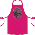 Angel Skull of Death Biker Motorbike Gothic Cotton Apron 100% Organic Pink