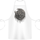 Angel Skull of Death Biker Motorbike Gothic Cotton Apron 100% Organic White