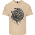Angel Skull of Death Biker Motorbike Gothic Mens Cotton T-Shirt Tee Top Sand
