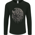 Angel Skull of Death Biker Motorbike Gothic Mens Long Sleeve T-Shirt Black