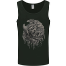 Angel Skull of Death Biker Motorbike Gothic Mens Vest Tank Top Black