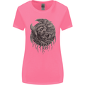 Angel Skull of Death Biker Motorbike Gothic Womens Wider Cut T-Shirt Azalea