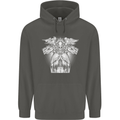 Angel of Death Day of the Dead Skull DOTD Childrens Kids Hoodie Storm Grey