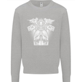 Angel of Death Day of the Dead Skull DOTD Kids Sweatshirt Jumper Sports Grey