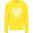Angel of Death Day of the Dead Skull DOTD Kids Sweatshirt Jumper Yellow