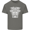 Angel of Death Day of the Dead Skull DOTD Kids T-Shirt Childrens Charcoal