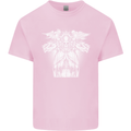 Angel of Death Day of the Dead Skull DOTD Kids T-Shirt Childrens Light Pink