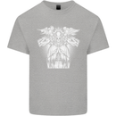 Angel of Death Day of the Dead Skull DOTD Kids T-Shirt Childrens Sports Grey