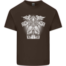 Angel of Death Day of the Dead Skull DOTD Mens Cotton T-Shirt Tee Top Dark Chocolate