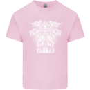 Angel of Death Day of the Dead Skull DOTD Mens Cotton T-Shirt Tee Top Light Pink