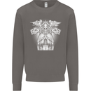 Angel of Death Day of the Dead Skull DOTD Mens Sweatshirt Jumper Charcoal