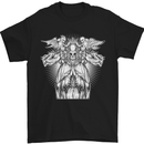 Angel of Death Day of the Dead Skull DOTD Mens T-Shirt Cotton Gildan Black