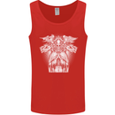 Angel of Death Day of the Dead Skull DOTD Mens Vest Tank Top Red