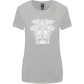 Angel of Death Day of the Dead Skull DOTD Womens Wider Cut T-Shirt Sports Grey