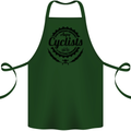 Angry Cyclist Cyclist Funny Bicycle Bike Cotton Apron 100% Organic Forest Green