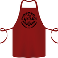 Angry Cyclist Cyclist Funny Bicycle Bike Cotton Apron 100% Organic Maroon