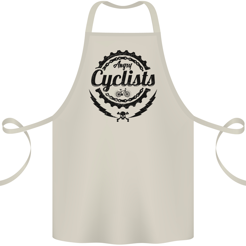 Angry Cyclist Cyclist Funny Bicycle Bike Cotton Apron 100% Organic Natural
