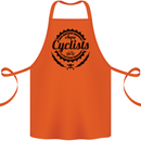 Angry Cyclist Cyclist Funny Bicycle Bike Cotton Apron 100% Organic Orange