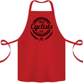 Angry Cyclist Cyclist Funny Bicycle Bike Cotton Apron 100% Organic Red