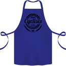 Angry Cyclist Cyclist Funny Bicycle Bike Cotton Apron 100% Organic Royal Blue