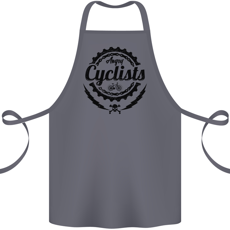 Angry Cyclist Cyclist Funny Bicycle Bike Cotton Apron 100% Organic Steel