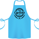 Angry Cyclist Cyclist Funny Bicycle Bike Cotton Apron 100% Organic Turquoise