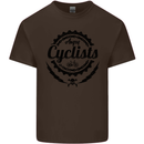 Angry Cyclist Cyclist Funny Bicycle Bike Kids T-Shirt Childrens Chocolate
