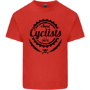 Angry Cyclist Cyclist Funny Bicycle Bike Kids T-Shirt Childrens Red