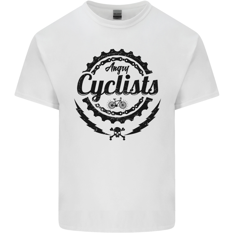 Angry Cyclist Cyclist Funny Bicycle Bike Kids T-Shirt Childrens White