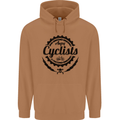 Angry Cyclist Cyclist Funny Bicycle Bike Mens 80% Cotton Hoodie Caramel Latte