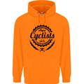Angry Cyclist Cyclist Funny Bicycle Bike Mens 80% Cotton Hoodie Orange