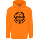 Angry Cyclist Cyclist Funny Bicycle Bike Mens 80% Cotton Hoodie Orange