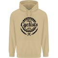 Angry Cyclist Cyclist Funny Bicycle Bike Mens 80% Cotton Hoodie Sand