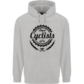 Angry Cyclist Cyclist Funny Bicycle Bike Mens 80% Cotton Hoodie Sports Grey