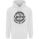 Angry Cyclist Cyclist Funny Bicycle Bike Mens 80% Cotton Hoodie White