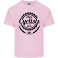 Angry Cyclist Cyclist Funny Bicycle Bike Mens Cotton T-Shirt Tee Top Light Pink