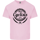 Angry Cyclist Cyclist Funny Bicycle Bike Mens Cotton T-Shirt Tee Top Light Pink